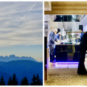 3C4C7C95-13D0-4AE9-9FEB-528F67CCEC4B_1_201_a view of the Dolomites & open kitchen at Hotel Terra The Magic Place Sarentino valley South Tyrol, Italy